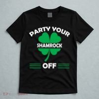 Party Your Shamrock Off Funny Irish T-Shirt thumb 5
