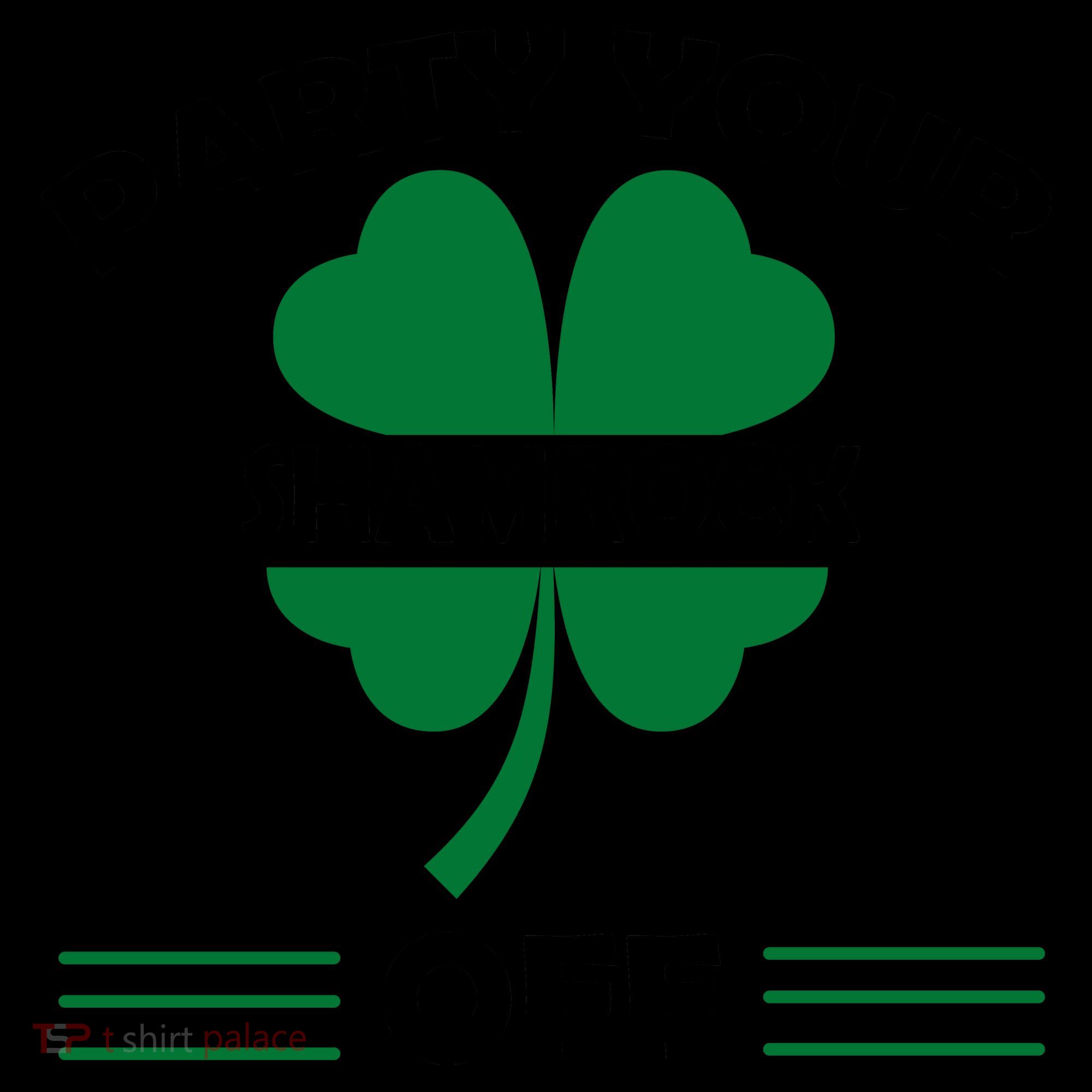 Party Your Shamrock Off Funny Irish Coffee Mug