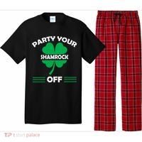 Party Your Shamrock Off Funny Irish Pajama Set thumb 0