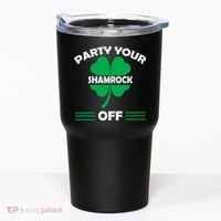 Party Your Shamrock Off Funny Irish Tumbler thumb 0