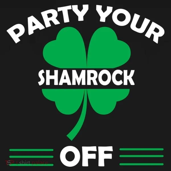 Party Your Shamrock Off Funny Irish Baby Bodysuit