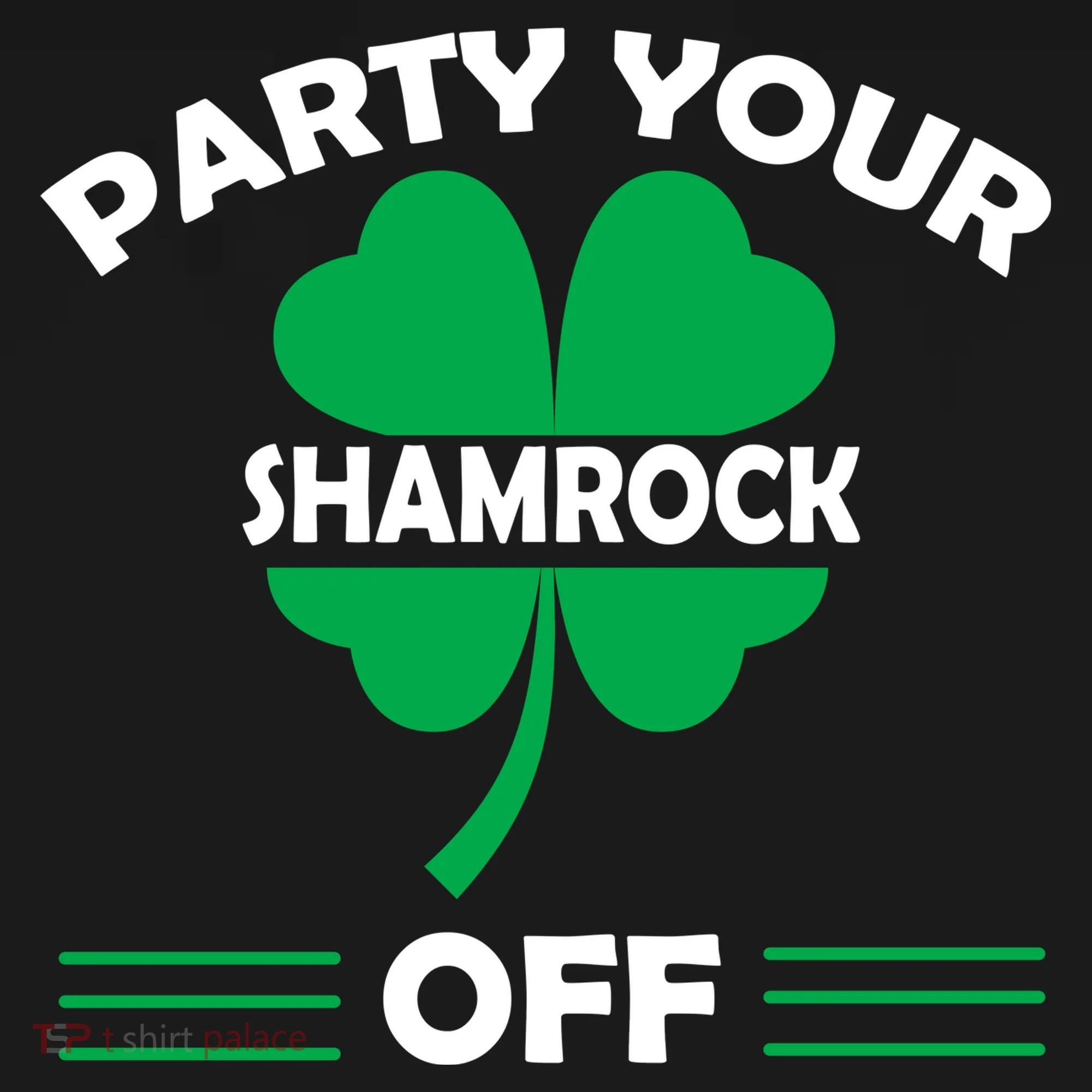 Party Your Shamrock Off Funny Irish Visor