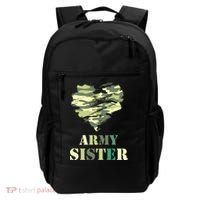 Proud Army Sister Funny Giftgreat Gift Camouflage Funny Gift Army Sister Tee Gif Backpack thumb 0