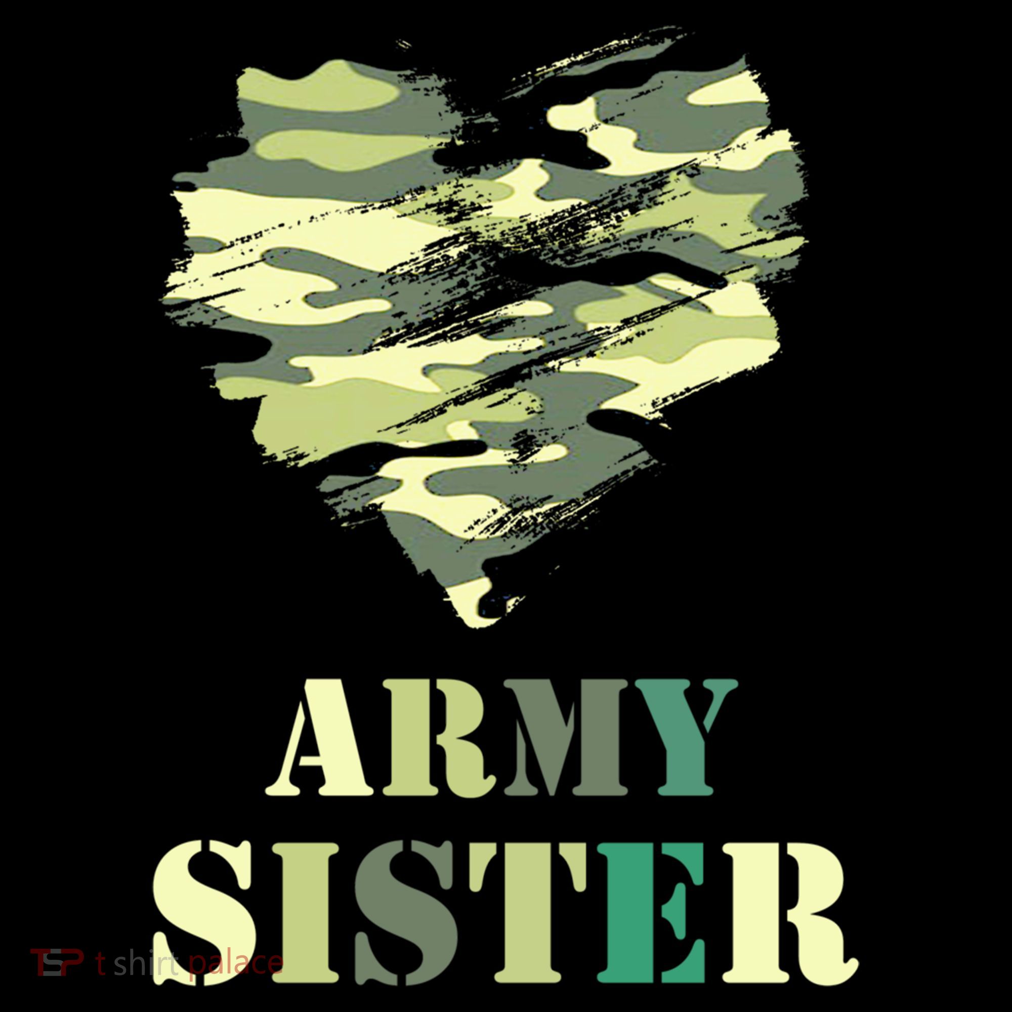 Proud Army Sister Funny Giftgreat Gift Camouflage Funny Gift Army Sister Tee Gif Coffee Mug