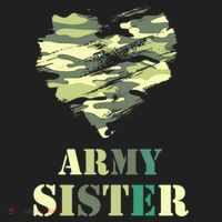 Proud Army Sister Funny Giftgreat Gift Camouflage Funny Gift Army Sister Tee Gif Golf Towel thumb 3