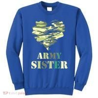 Proud Army Sister Funny Giftgreat Gift Camouflage Funny Gift Army Sister Tee Gif Sweatshirt thumb 0