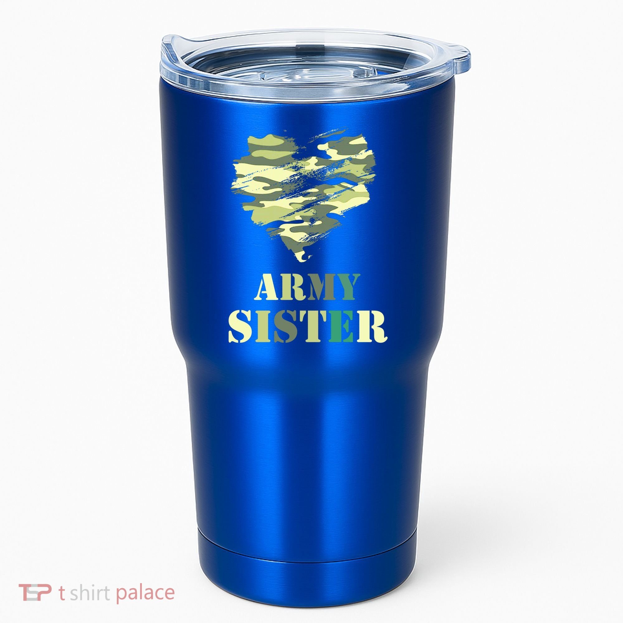 Proud Army Sister Funny Giftgreat Gift Camouflage Funny Gift Army Sister Tee Gif Tumbler