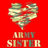 Proud Army Sister Funny Giftgreat Gift Camouflage Funny Gift Army Sister Tee Gif Santa Hat thumb 1