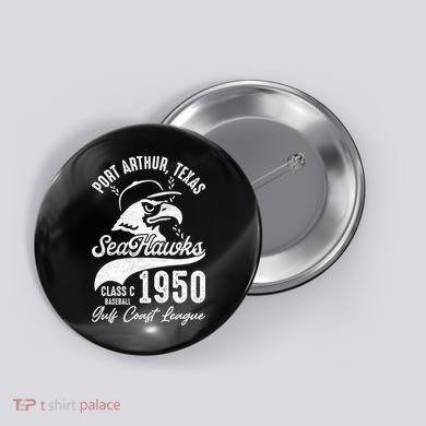 Port Arthur Sea Hawks Texas Vintage Baseball Team Button