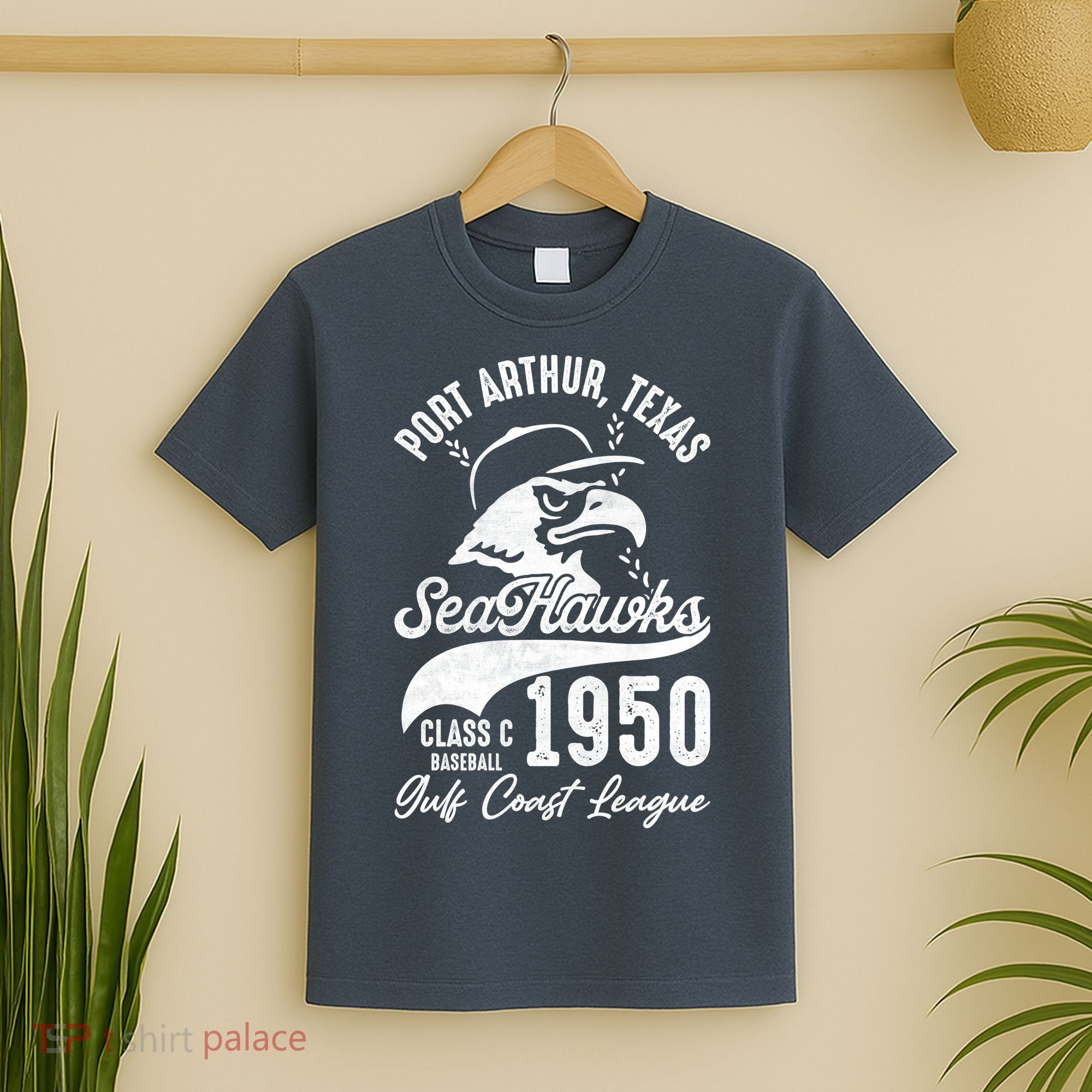 Port Arthur Sea Hawks Texas Vintage Baseball Team T-Shirt