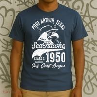 Port Arthur Sea Hawks Texas Vintage Baseball Team T-Shirt thumb 3