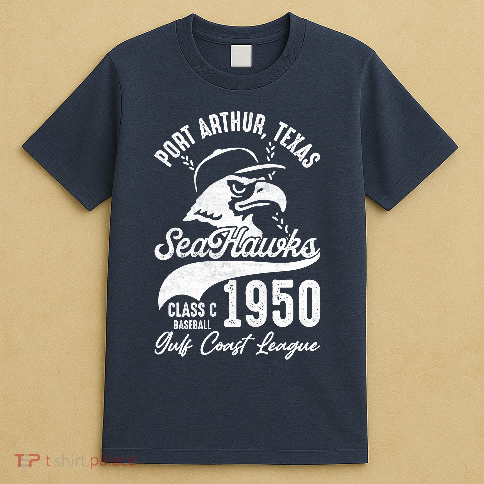 Port Arthur Sea Hawks Texas Vintage Baseball Team T-Shirt