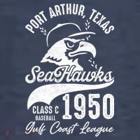 Port Arthur Sea Hawks Texas Vintage Baseball Team T-Shirt thumb 5