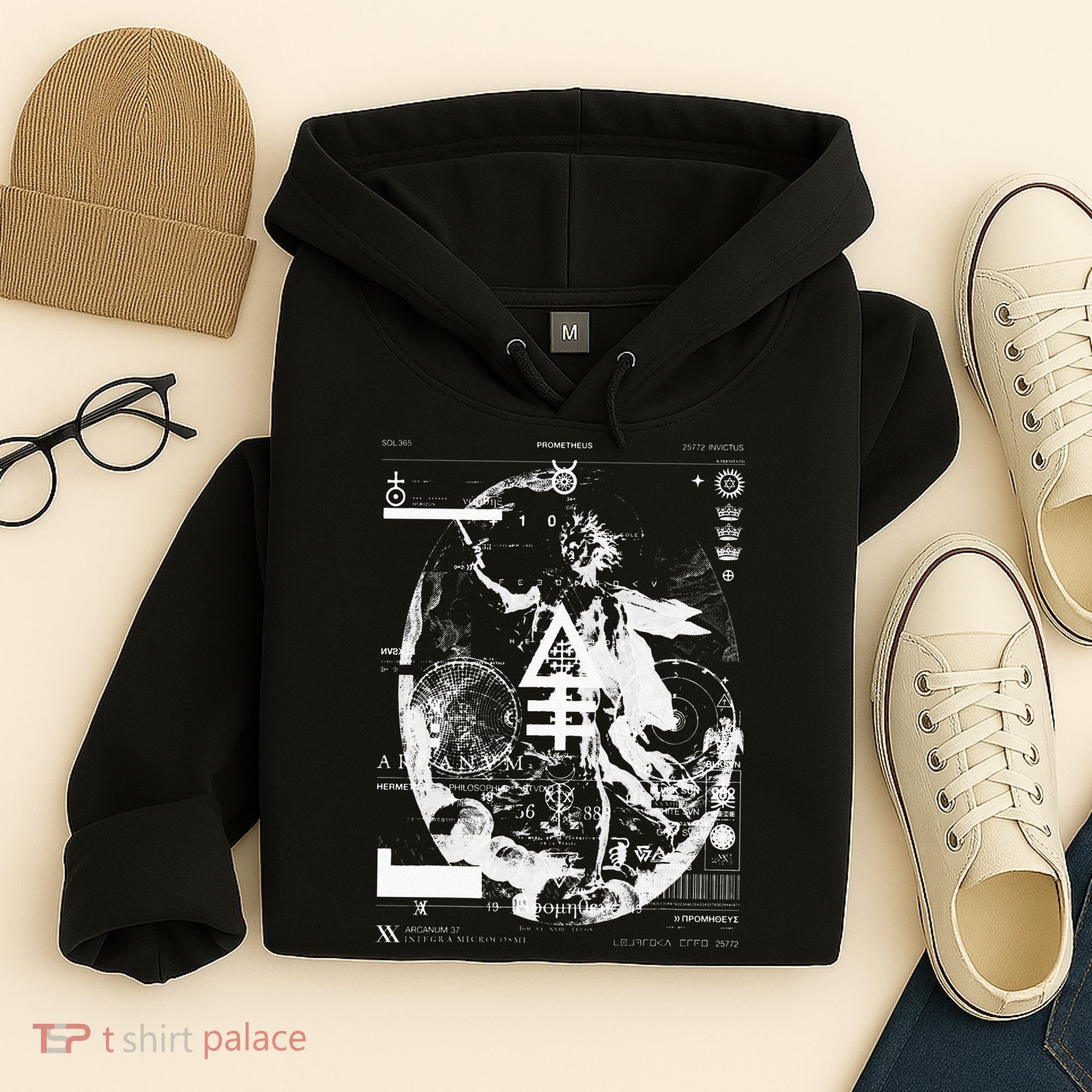 PROMETHEUS Apollo Sun God Sol Invictus Alchemy Occult Hoodie