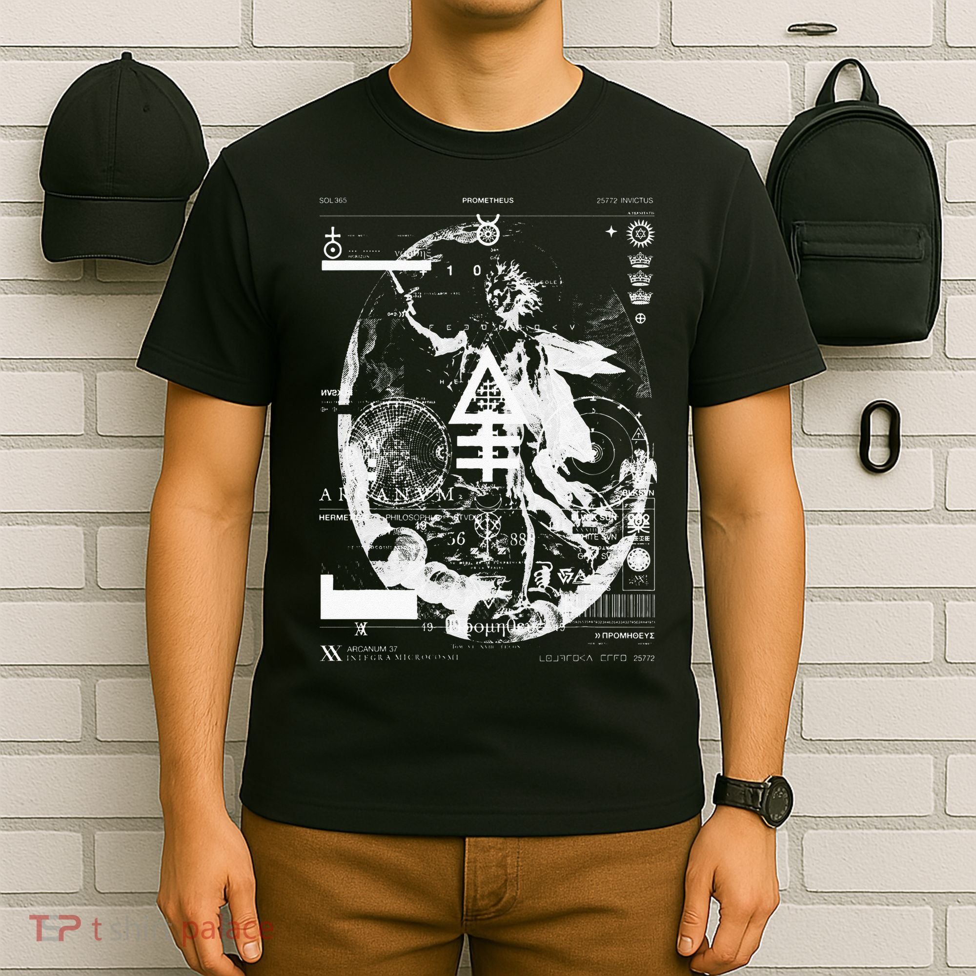 PROMETHEUS Apollo Sun God Sol Invictus Alchemy Occult T-Shirt