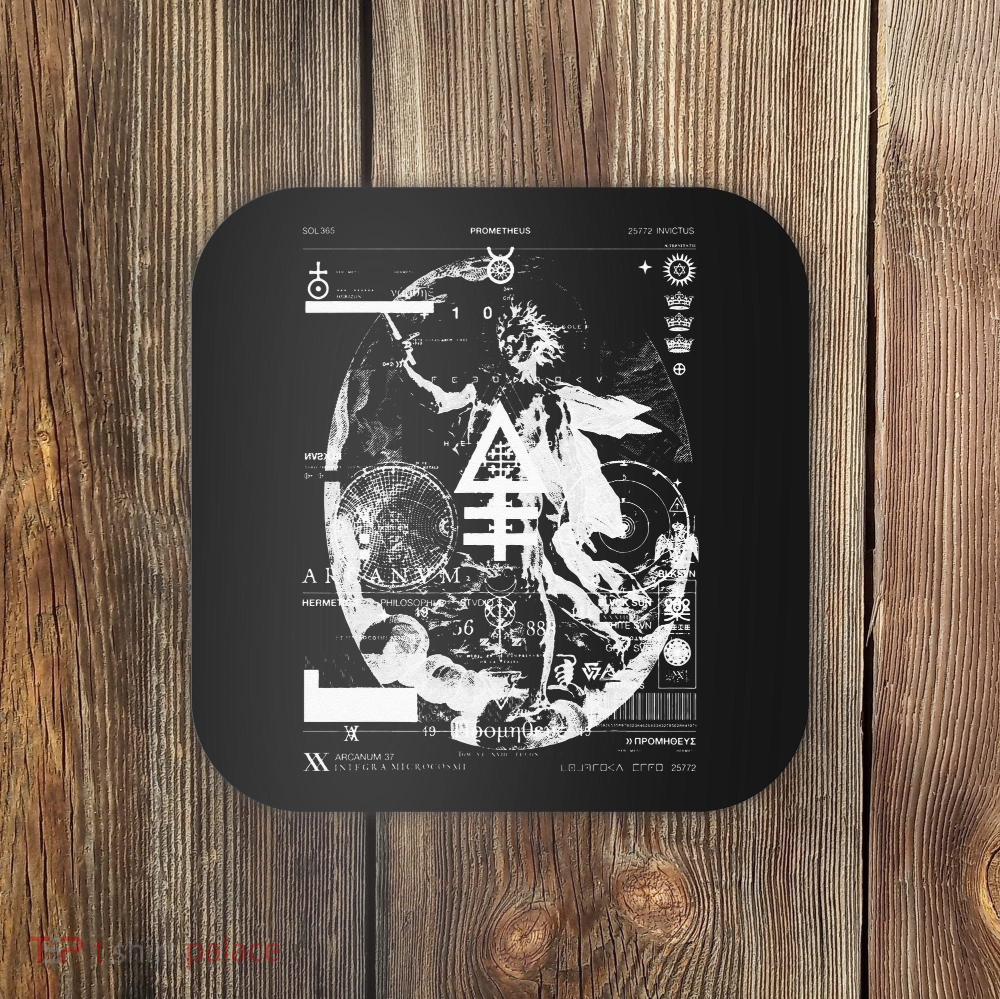 PROMETHEUS Apollo Sun God Sol Invictus Alchemy Occult Coaster