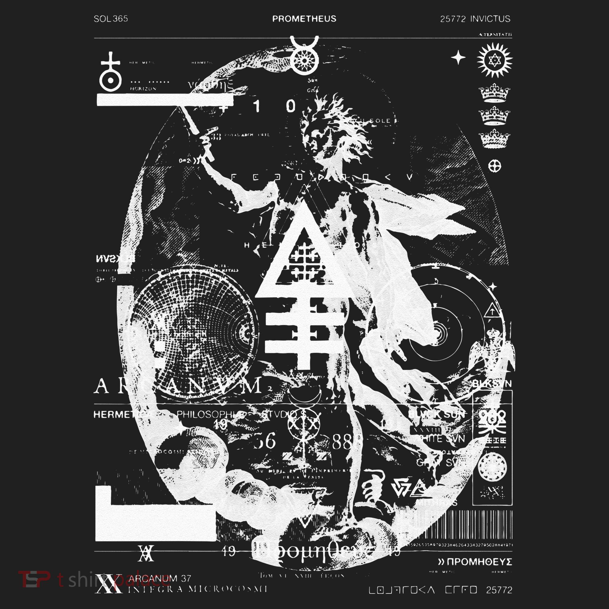 PROMETHEUS Apollo Sun God Sol Invictus Alchemy Occult Golf Towel