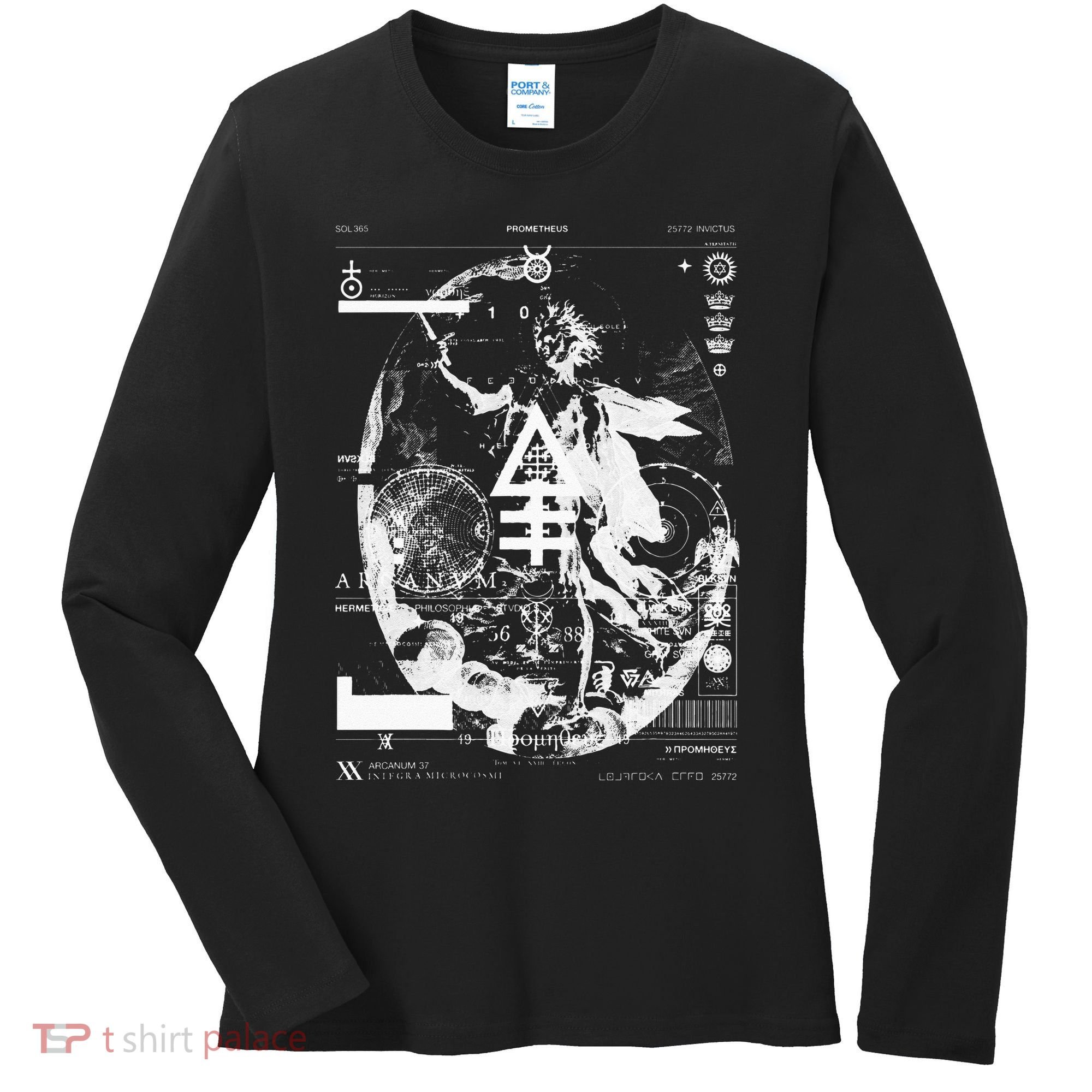 PROMETHEUS Apollo Sun God Sol Invictus Alchemy Occult Women's Long Sleeve Shirt