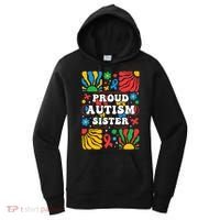 proud autism sister groovy autism warrior sister meaningful gift Women's Hoodie thumb 0