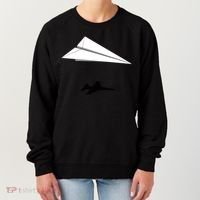 Paper Airplane Shadow Fgift16 Fighting Falcon Gift Women's Sweatshirt thumb 0