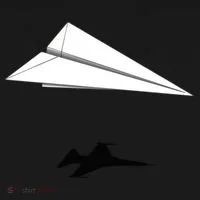 Paper Airplane Shadow Fgift16 Fighting Falcon Gift Doggie Tank thumb 4
