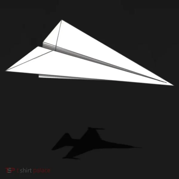 Paper Airplane Shadow Fgift16 Fighting Falcon Gift Doggie Tank