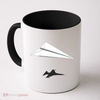 Paper Airplane Shadow Fgift16 Fighting Falcon Gift Coffee Mug thumb 0