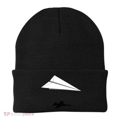 Paper Airplane Shadow Fgift16 Fighting Falcon Gift Beanie