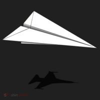Paper Airplane Shadow Fgift16 Fighting Falcon Gift Beanie thumb 2