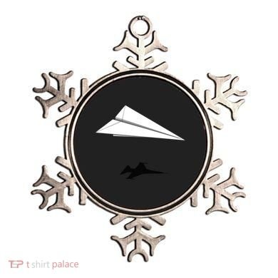 Paper Airplane Shadow Fgift16 Fighting Falcon Gift Ornament