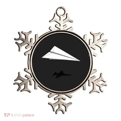 Paper Airplane Shadow Fgift16 Fighting Falcon Gift Ornament