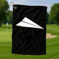 Paper Airplane Shadow Fgift16 Fighting Falcon Gift Golf Towel thumb 1