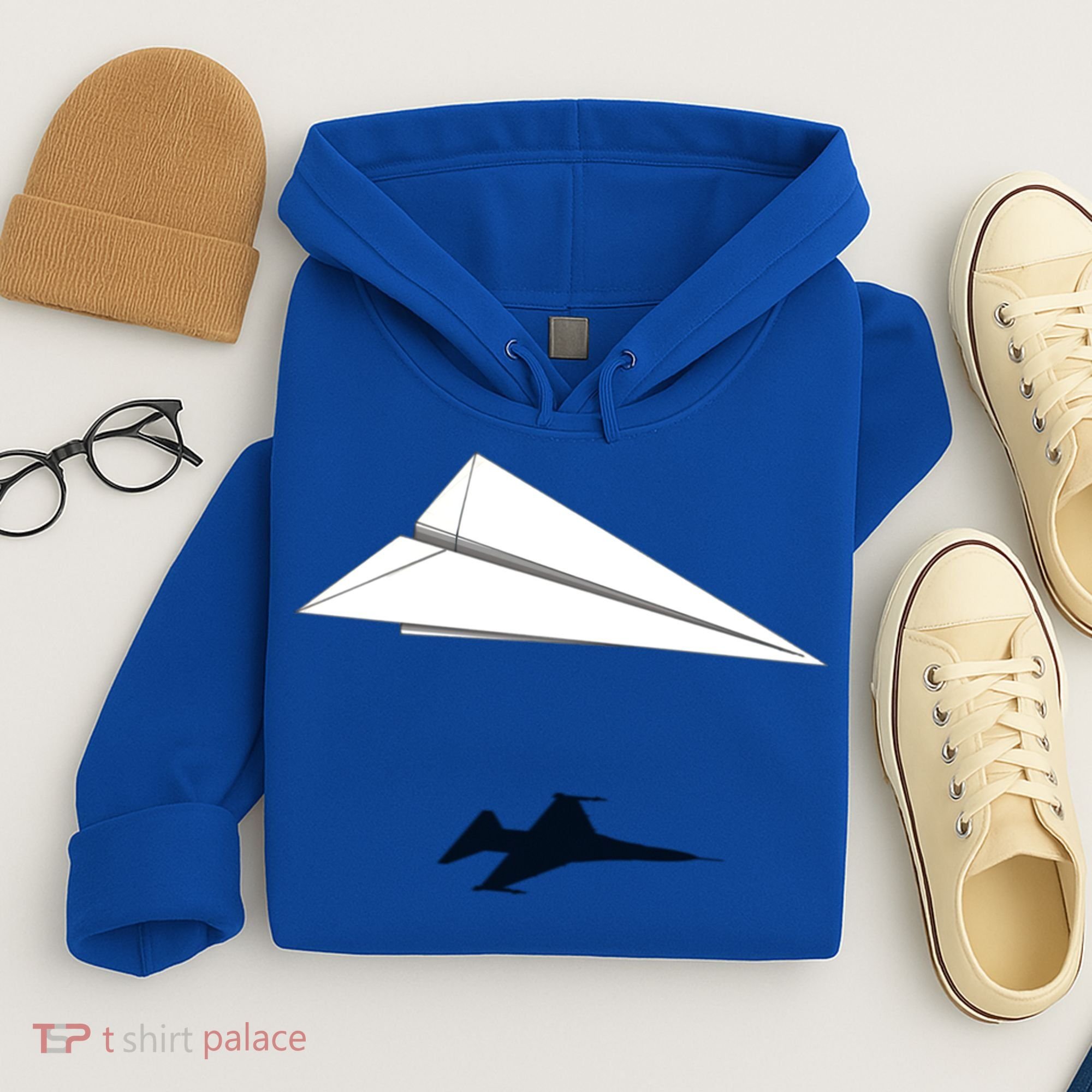 Paper Airplane Shadow Fgift16 Fighting Falcon Gift Hoodie