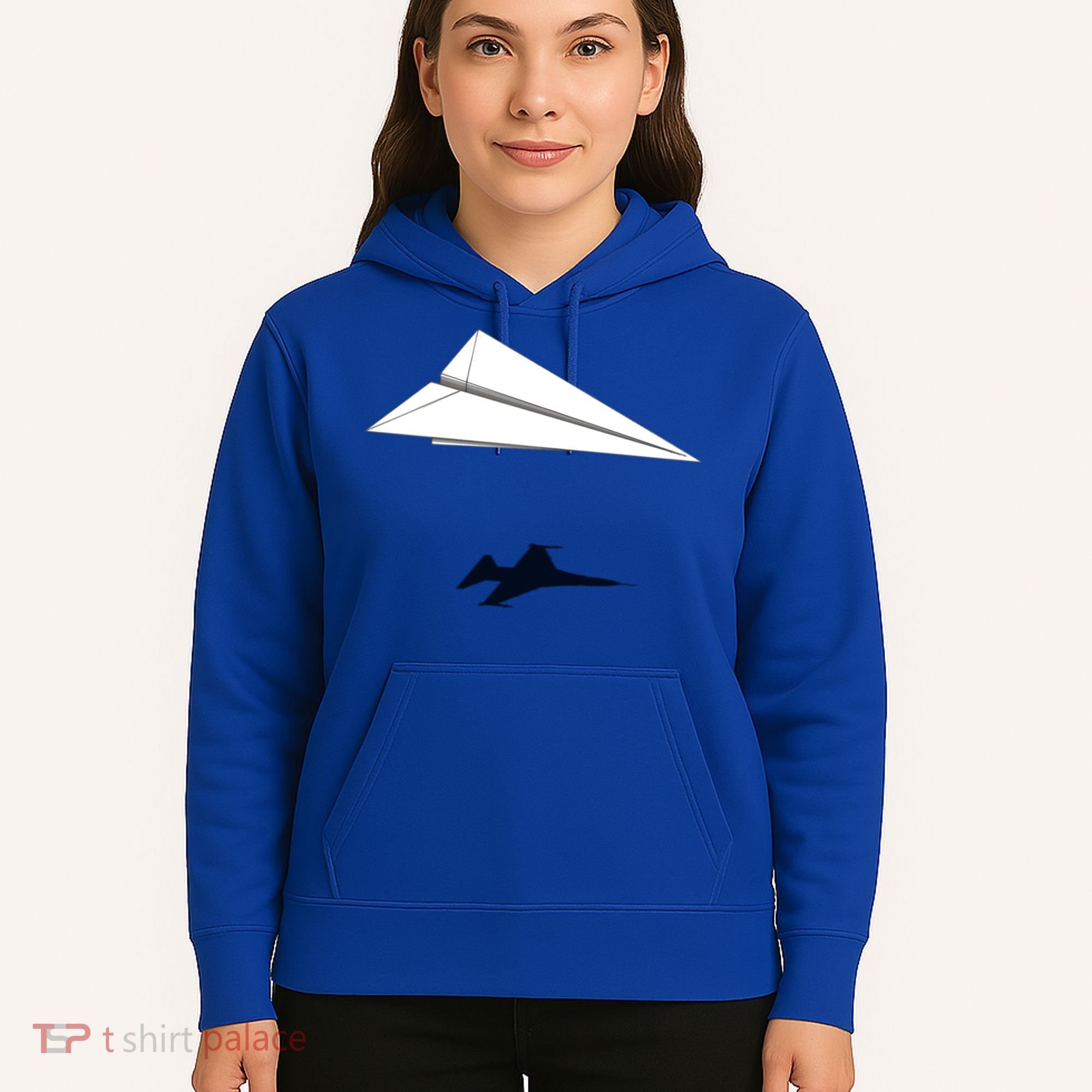 Paper Airplane Shadow Fgift16 Fighting Falcon Gift Hoodie