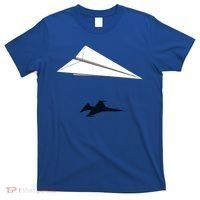 Paper Airplane Shadow Fgift16 Fighting Falcon Gift T-Shirt thumb 0