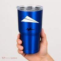 Paper Airplane Shadow Fgift16 Fighting Falcon Gift Tumbler thumb 2