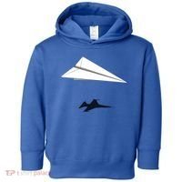 Paper Airplane Shadow Fgift16 Fighting Falcon Gift Toddler Hoodie thumb 0