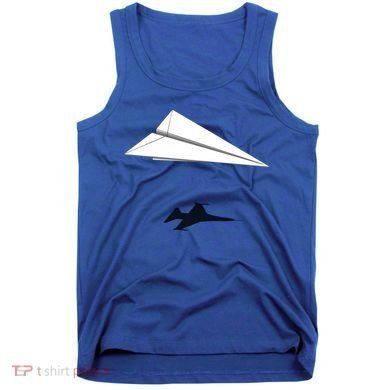 Paper Airplane Shadow Fgift16 Fighting Falcon Gift Tank Top