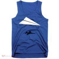 Paper Airplane Shadow Fgift16 Fighting Falcon Gift Tank Top thumb 0