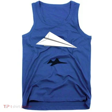 Paper Airplane Shadow Fgift16 Fighting Falcon Gift Tank Top