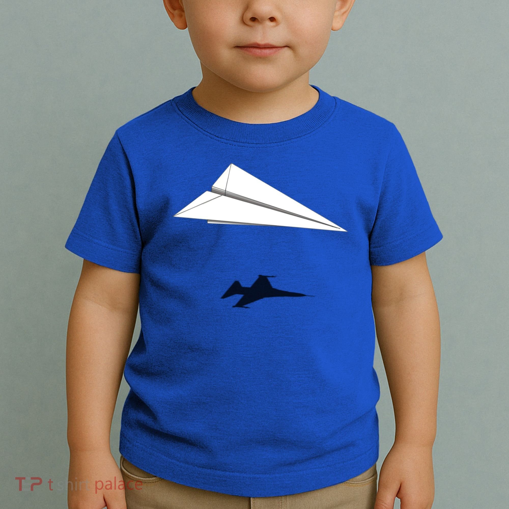 Paper Airplane Shadow Fgift16 Fighting Falcon Gift Toddler T-Shirt