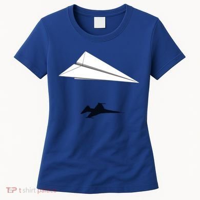 Paper Airplane Shadow Fgift16 Fighting Falcon Gift Women's T-Shirt