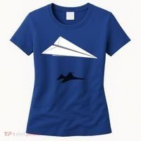 Paper Airplane Shadow Fgift16 Fighting Falcon Gift Women's T-Shirt thumb 0