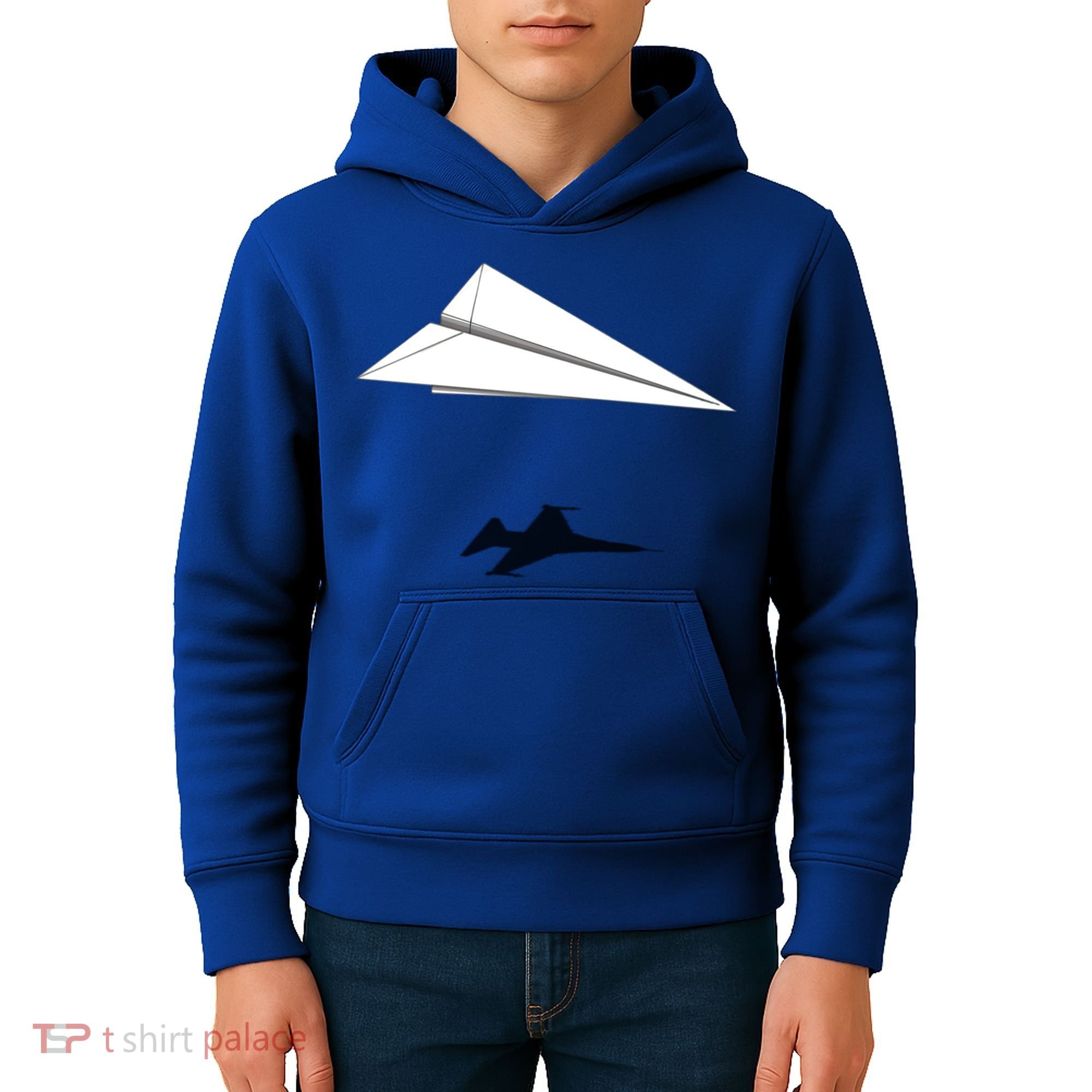 Paper Airplane Shadow Fgift16 Fighting Falcon Gift Kids Hoodie