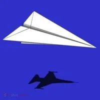 Paper Airplane Shadow Fgift16 Fighting Falcon Gift Kids Long Sleeve Shirt thumb 2