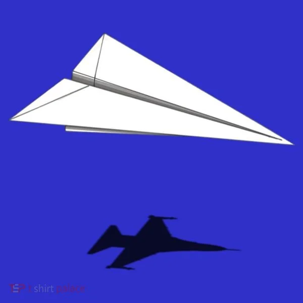 Paper Airplane Shadow Fgift16 Fighting Falcon Gift Kids Long Sleeve Shirt
