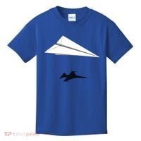 Paper Airplane Shadow Fgift16 Fighting Falcon Gift Kids T-Shirt thumb 0