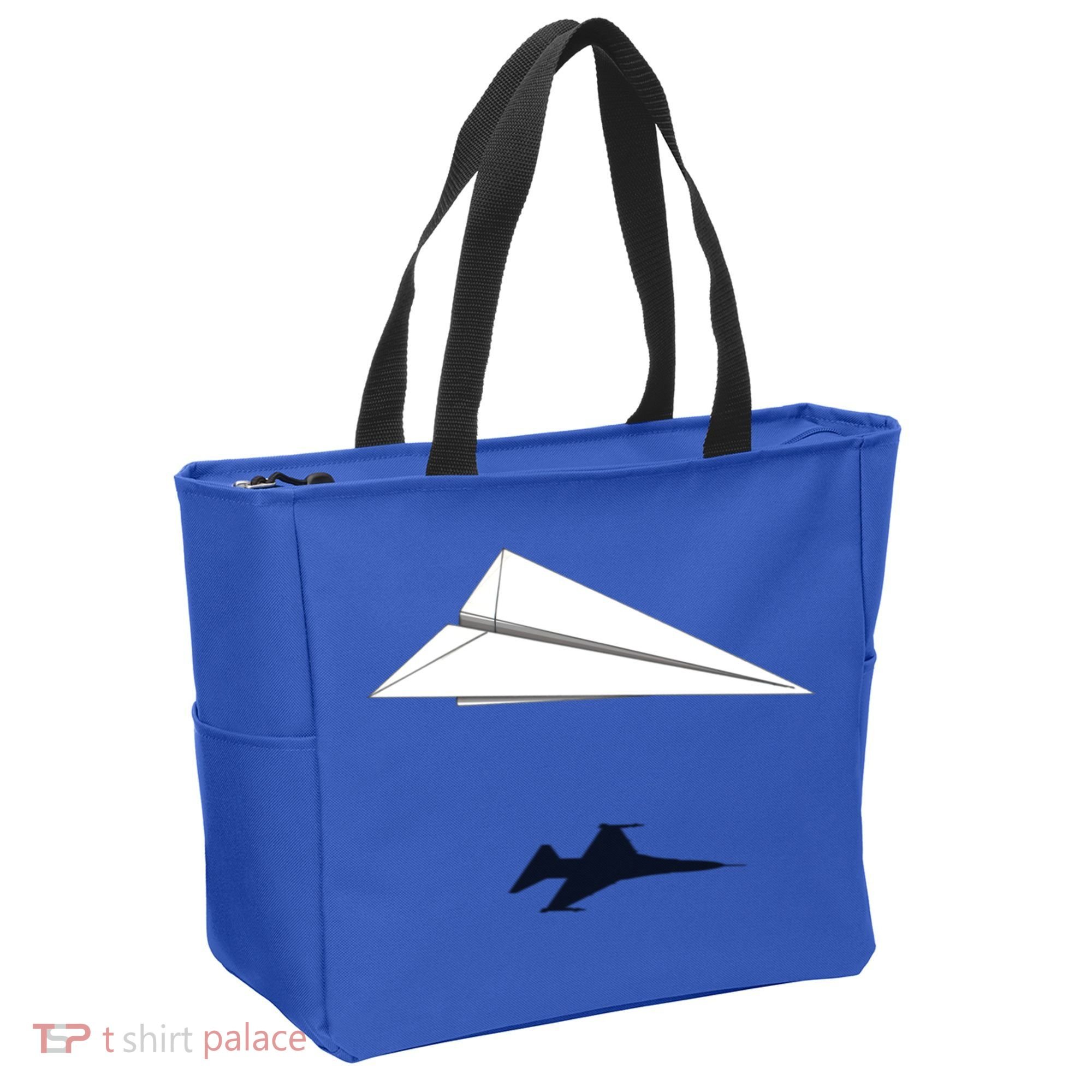Paper Airplane Shadow Fgift16 Fighting Falcon Gift Tote Bag