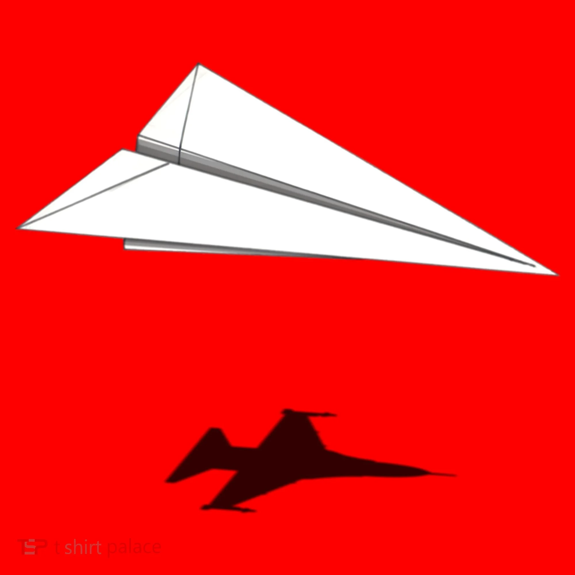 Paper Airplane Shadow Fgift16 Fighting Falcon Gift Santa Hat
