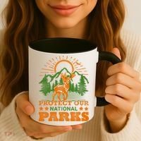 Protect And Save Our National Parks Help Environt Wildlife Cute Gift Coffee Mug thumb 3